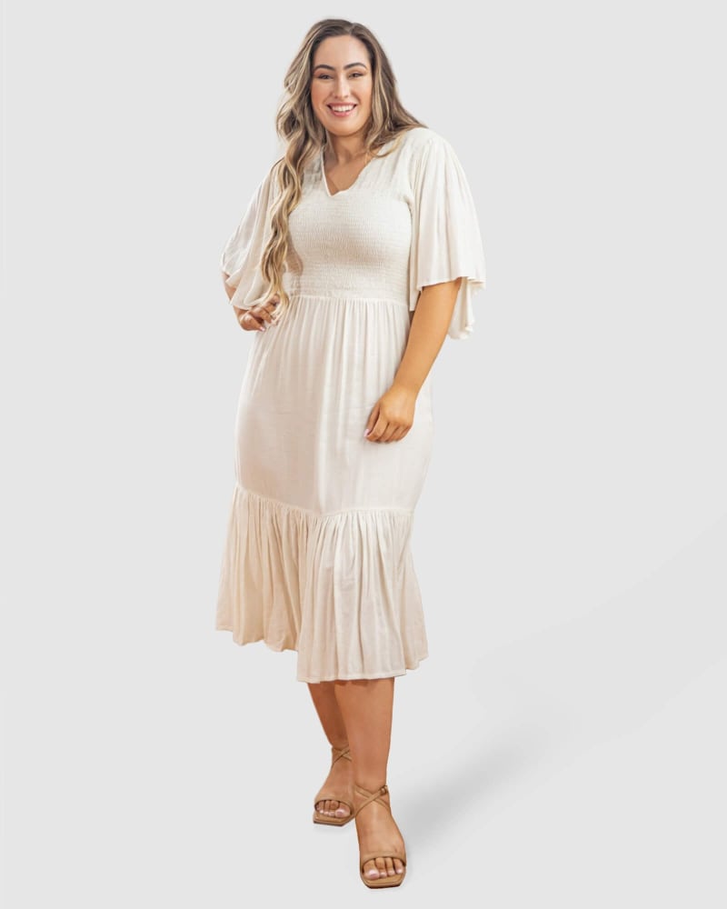 White cocktail dress size 16 cheap